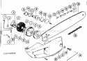 Guide Bar Diagram and Parts List for 358350820  Craftsman Chainsaw