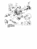 Chain / Bar / Handle Diagram and Parts List for 358350820  Craftsman Chainsaw