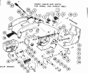 Main Frame Diagram and Parts List for 358350821  Craftsman Chainsaw