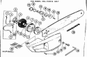 Page E Diagram and Parts List for 358350821  Craftsman Chainsaw