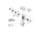 Cylinder/Crankshaft/Shield Diagram and Parts List for 358350830  Craftsman Chainsaw