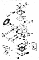 Carburetor Diagram and Parts List for 358350851  Craftsman Chainsaw