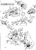 Pump Assembly Diagram and Parts List for 358350863  Craftsman Chainsaw