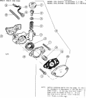 Pump Assembly Diagram and Parts List for 358350870  Craftsman Chainsaw