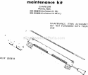 Maintenance Kit Diagram and Parts List for 358350870  Craftsman Chainsaw