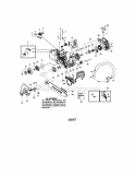 Chassis / Bar / Handle Diagram and Parts List for 358350870  Craftsman Chainsaw