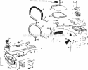 Handle Assembly Diagram and Parts List for 358350871  Craftsman Chainsaw