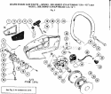 Handle Assembly Diagram and Parts List for 358350931  Craftsman Chainsaw