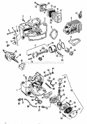 Page B Diagram and Parts List for 358350940  Craftsman Chainsaw