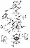 Page D Diagram and Parts List for 358350940  Craftsman Chainsaw