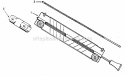 Page E Diagram and Parts List for 358350950  Craftsman Chainsaw