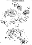 Page C Diagram and Parts List for 358350952  Craftsman Chainsaw