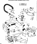 Page E Diagram and Parts List for 358350952  Craftsman Chainsaw