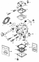 Page D Diagram and Parts List for 358350960  Craftsman Chainsaw