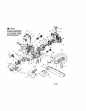 Clutch Cover / Chassis / Chainsaw Diagram and Parts List for 358351042  Craftsman Chainsaw