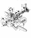Replacement Parts Diagram and Parts List for 358351060  Craftsman Chainsaw
