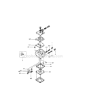Carburetor Diagram and Parts List for 358351081  Craftsman Chainsaw