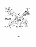 Chassis / Bar / Handle Diagram and Parts List for 358351082  Craftsman Chainsaw