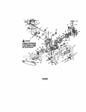 Chassis / Bar / Handle Diagram and Parts List for 358351161  Craftsman Chainsaw