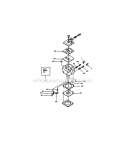 Carburetor Diagram and Parts List for 358351161  Craftsman Chainsaw