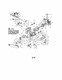 Chassis / Bar / Handle Diagram and Parts List for 358351162  Craftsman Chainsaw