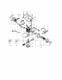 Cylinder / Shield / Crankshaft Diagram and Parts List for 358351162  Craftsman Chainsaw