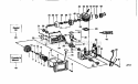 Engine Diagram and Parts List for 358351202  Craftsman Chainsaw