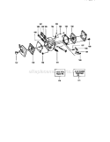 Carburetor Diagram and Parts List for 358351241  Craftsman Chainsaw