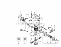 Crankshaft Diagram and Parts List for 358351380  Craftsman Chainsaw