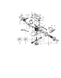 Cylinder Shield Diagram and Parts List for 358351450  Craftsman Chainsaw
