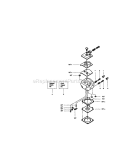 Carburetor Diagram and Parts List for 358351450  Craftsman Chainsaw