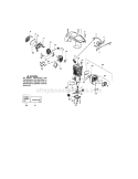 Shield / Cylinder / Crankshaft Diagram and Parts List for 358351600  Craftsman Chainsaw