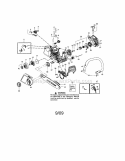 Chassis / Bar / Handle Diagram and Parts List for 358351900  Craftsman Chainsaw