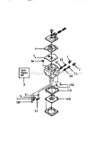 Page C Diagram and Parts List for 358352161  Craftsman Chainsaw