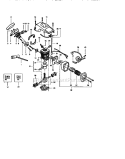 Engine Diagram and Parts List for 358352162  Craftsman Chainsaw