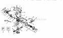 Engine Diagram and Parts List for 358352180  Craftsman Chainsaw
