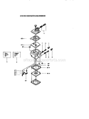 Carburetor Diagram and Parts List for 358352181  Craftsman Chainsaw