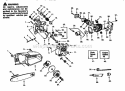 Engine Diagram and Parts List for 358352380  Craftsman Chainsaw