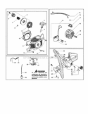 Fan Housing / Starter Diagram and Parts List for 358352660  Craftsman Chainsaw