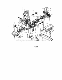 Flywheel / Fan Housing Diagram and Parts List for 358352681  Craftsman Chainsaw