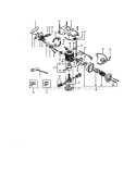 Cylinder / Piston / Crankcase Diagram and Parts List for 358352681  Craftsman Chainsaw