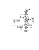Carburetor Diagram and Parts List for 358352681  Craftsman Chainsaw