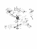 Cylinder / Crankshaft Diagram and Parts List for 358352830  Craftsman Chainsaw