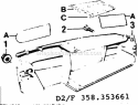 Page D Diagram and Parts List for 358353661  Craftsman Chainsaw