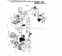 Housing Assembly Diagram and Parts List for 358353662  Craftsman Chainsaw