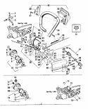 Handle Assembly Diagram and Parts List for 358354870  Craftsman Chainsaw