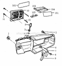 Sharping Stone Arm Diagram and Parts List for 358355061  Craftsman Chainsaw