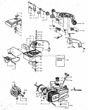 Flywheel Assembly Diagram and Parts List for 358355061  Craftsman Chainsaw