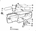 Sharpening Stone Arm Diagram and Parts List for 358355070  Craftsman Chainsaw