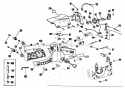 Main Frame Diagram and Parts List for 358356070  Craftsman Chainsaw